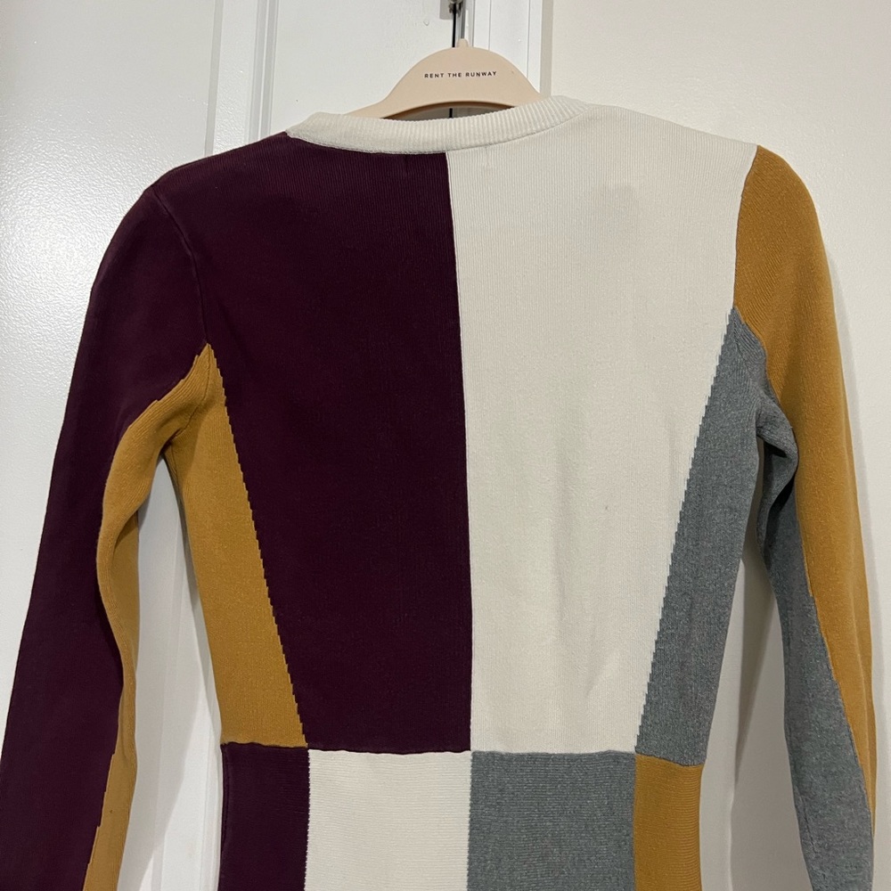Slate & Willow Colorblock Midi Dress Size Medium $268 - Picture 7 of 8